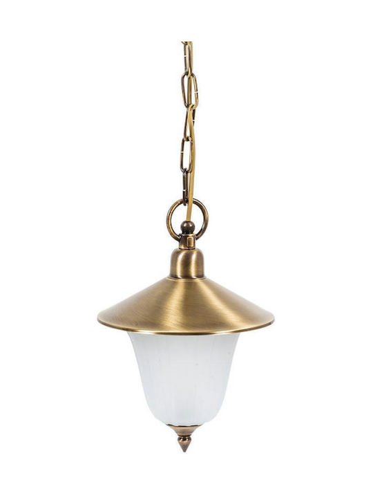 Lido Outdoor Hanging Ceiling Light in Bronze Color 106000