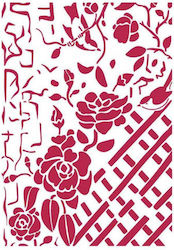 Stamperia Schablonen Designs G 21x29,7cm Fence ...