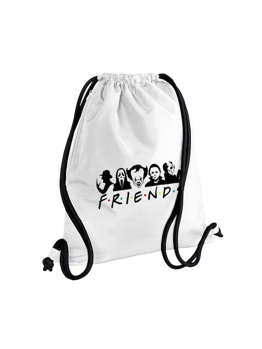 Koupakoupa Halloween Friends Gym Backpack White