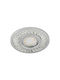 Candellux Round Crystalline Recessed Spot with Socket GU10 Silver 1pcs