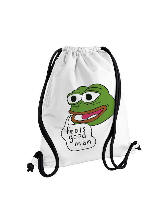 Koupakoupa Pepe The Frog Gym Backpack White