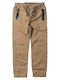 Kids' Cargo Fabric Pants Brown