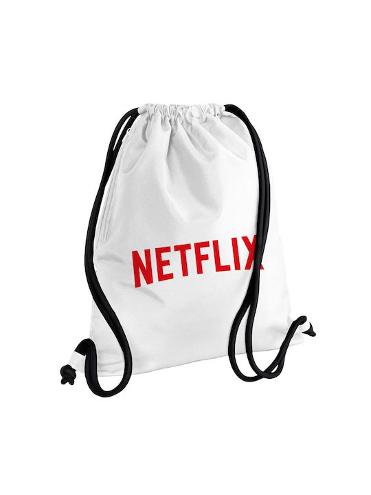 Koupakoupa Netflix Gym Backpack White