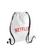 Koupakoupa Netflix Gym Backpack White