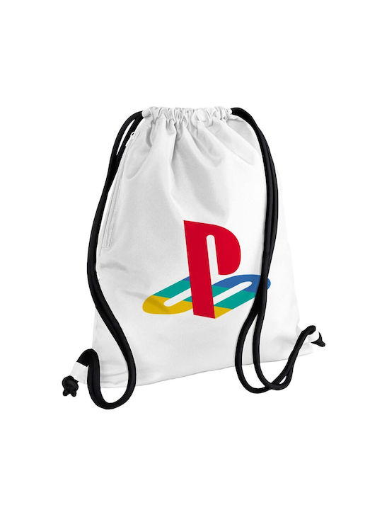 Koupakoupa Playstation Gym Backpack White