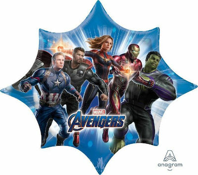 Balloon Foil Avengers Star Multicolour 45cm