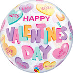 Balloon Bubble Jumbo Valentine's Day Round 56cm