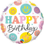 Balloon Foil Birthday-Celebration Round Multicolour 46cm