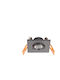 Power Led Platz Metallisch Einbau Spot mit integriertem LED und Natürliches Weißes Licht Schwarz 5.5x5.5cm. 1Stück