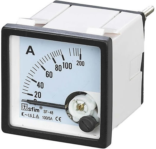 Sfim Sfim Electric Panel Meters Ammeter Analog Door Recessed Single-phase 01.034.0052
