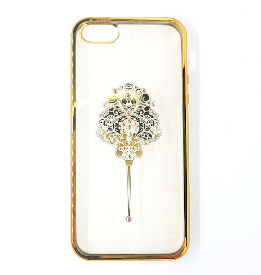 Beeyo Back Cover Silicon Auriu (iPhone 5/5s/SE)