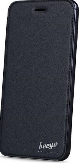 Beeyo Book Piele artificială Negru (iPhone 6/6s Plus)