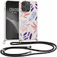 Kalibri Design Back Cover Silicone with Strap Blue (iPhone 13 Pro)