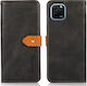 Khazneh Leather Wallet Piele artificială Negru