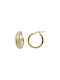 Earrings Hoops made of Gold 14K