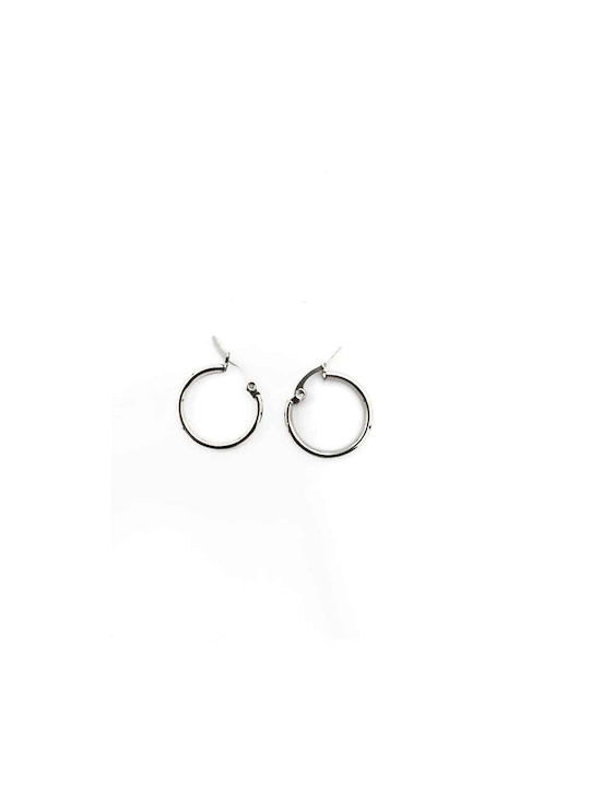 Earrings Hoops made of Silver