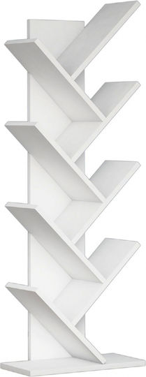 Bookcase Liana White 46x22x128cm HM9028.13 Bookcase Liana White 46x22x128cm HM9028.13