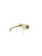 Sparke Miratto 04 Brushed Built-in Mixer & Spout Set for for Bathroom Sink 1 Exit Gold
