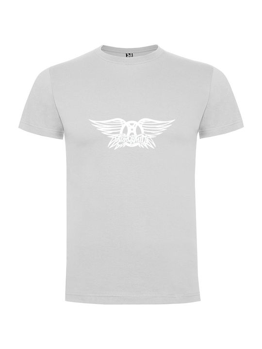 Tshirtakias T-shirt Aerosmith σε Λευκό χρώμα