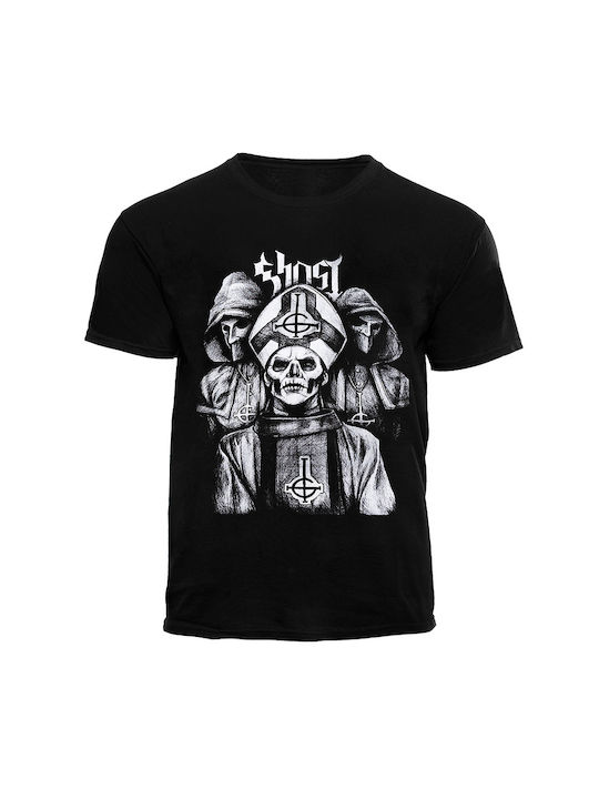 Ghost T-shirt Schwarz Baumwolle