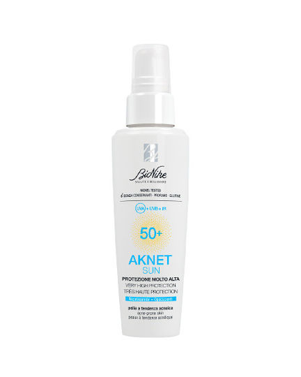 Bionike Aknet Αδιάβροχη Αντηλιακή Κρέμα Προσώπου SPF50 50ml