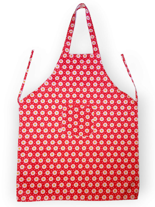 Waterproof Apron Red 77x62cm