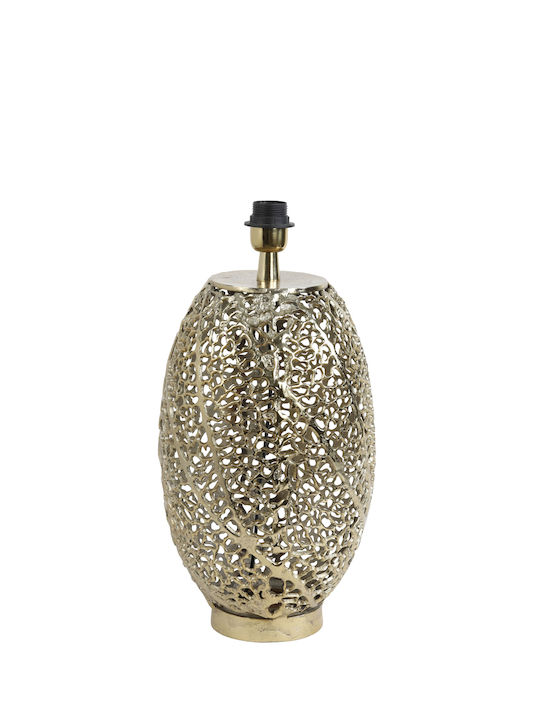 Tischlampe Dekorative Lampe mit Fassung für Lampe E27 Gold