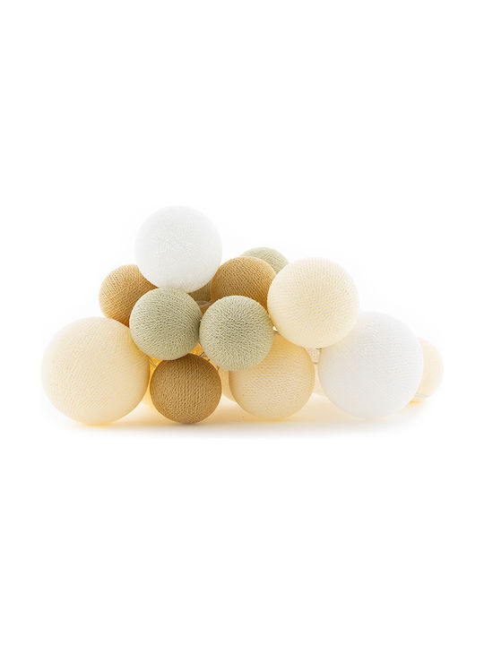 Cotton Ball Lights Гирлянди за външно осветление