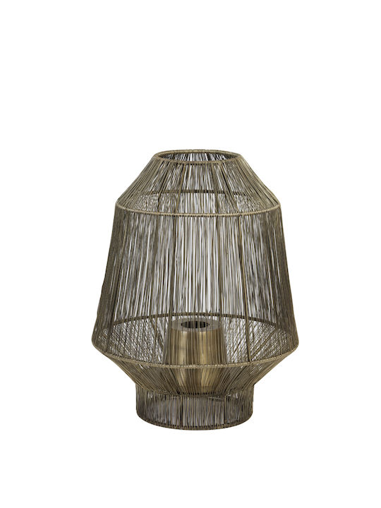 Tabletop Decorative Lamp with Socket for Bulb E27 Bronze