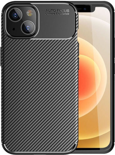 Vennus Carbon Elite Back Cover Silicone Black (Poco X5 Pro)