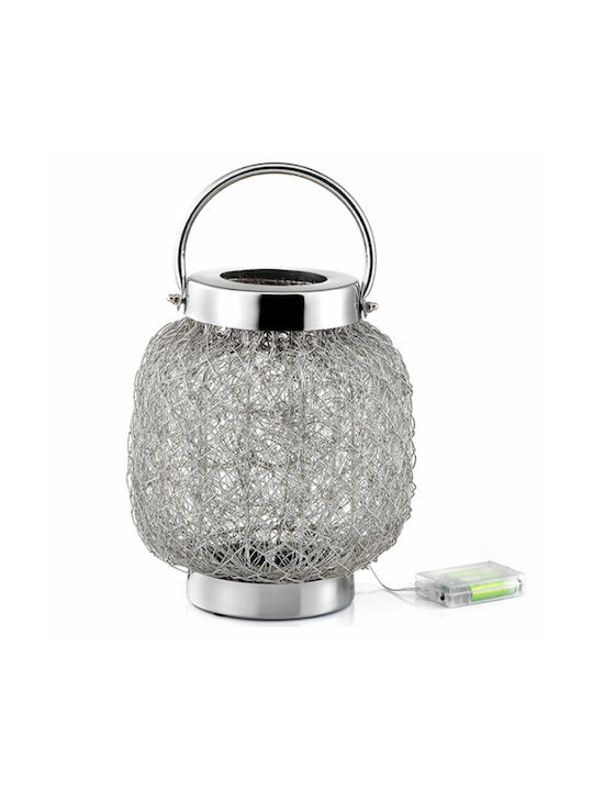 Decorative Lamp Lattern LED Silver