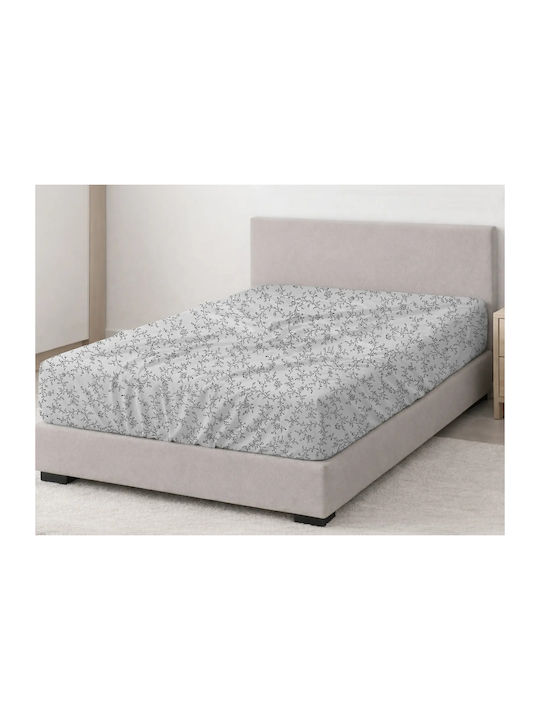 Family Enterprise Bettlaken für Einzelbett mit Gummiband 110x200+35cm. Weiß