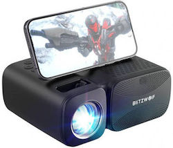 BlitzWolf BW-V3 Projector HD LED Lamp Wi-Fi Connected with Built-in Speakers Black