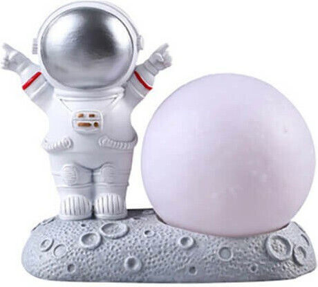Dekorative Lampe Astronaut Silber