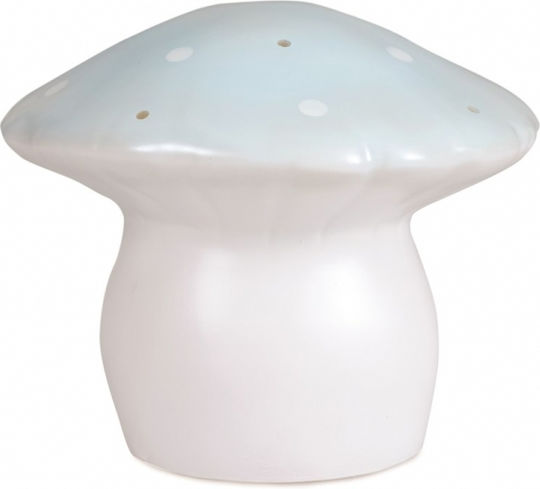 Egmont Dekorative Lampe Pilz Hellblau