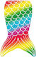 Aquablue Towel Body Microfiber Multicolour 170x110cm