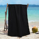 Lino Home Kelen Towel Body Microfiber Black 160x80cm.