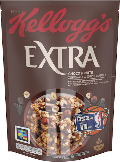Kellogg's Δημητριακά Extra Choco Nuts 450gr