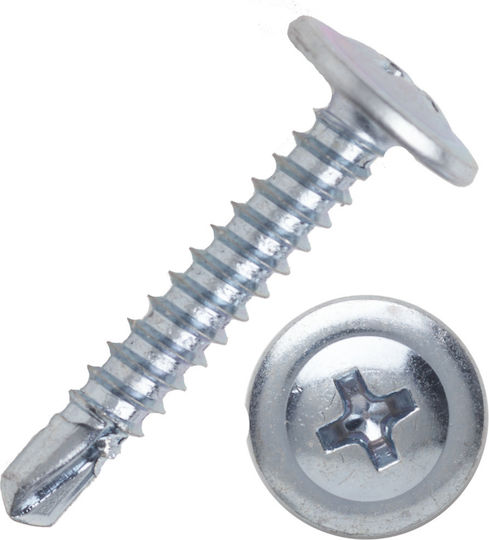 Self-Piercing Phillips Screw Galvanized with Diameter M4.2 and Length 16mm