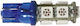 Moto Discovery Lampen Auto T10 / W5W LED Rot 1Stück