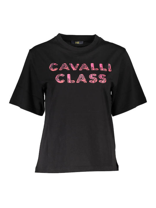 Roberto Cavalli Γυναικείο T-shirt Μαύρο