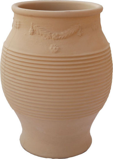 Ceramart Jar Clay Brown 43x43x57cm.