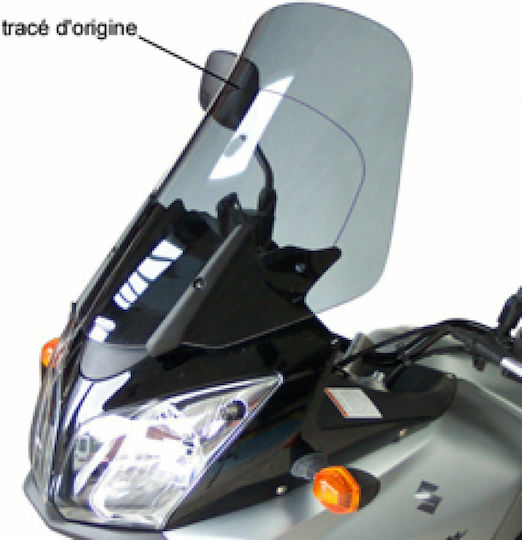 Motorcycle Windshield & Windscreen Transparent Visor for Suzuki DL 650 V-STROM BS087HPIN