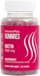 Nature's Plus Gummies Biotin 500mcg 60 Ζελεδάκια