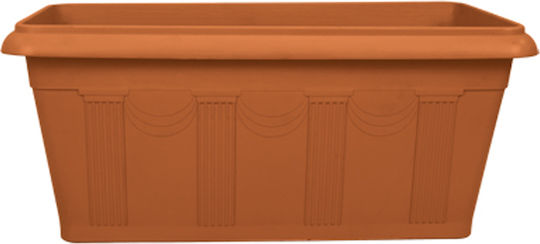 Et Plast Knossos Ghiveci Plastic Teracotă 80x39x31cm.