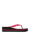 Damen Zehentrenner Mit Plattformen In Fuchsie Farbe