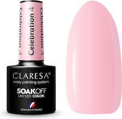 Claresa Celebration 4 Gel Nagellack Rosa 5ml