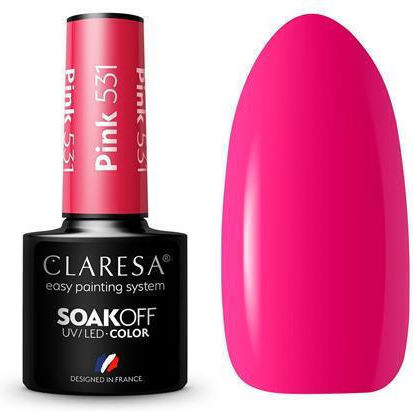 Claresa 531 Gel Nail Polish 531 Pink 5ml