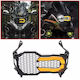 Motorrad-Scheinwerferschutz BMW R 1200 Transparent
