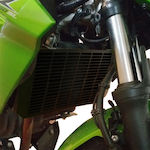 Kawasaki Motorcycle Radiator Protector Black